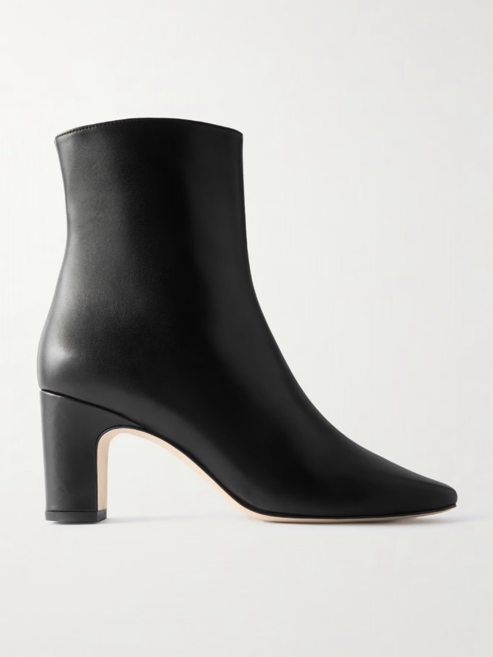 New Manolo Blahnik Ofaralo Black Calf Leather Ankle Boot Sz 11